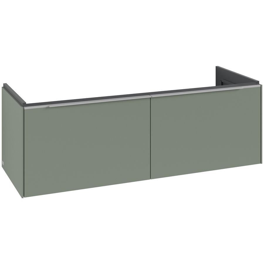 Wastafelonderkastkast SUBWAY 3.0 1272x429x478mm Soft Green C56700AF greep alu. glans