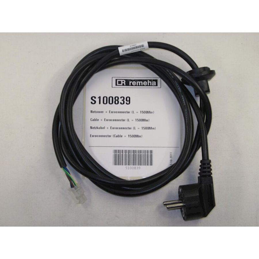 Netsnoer en euroconnector lengte 1,5m S100839