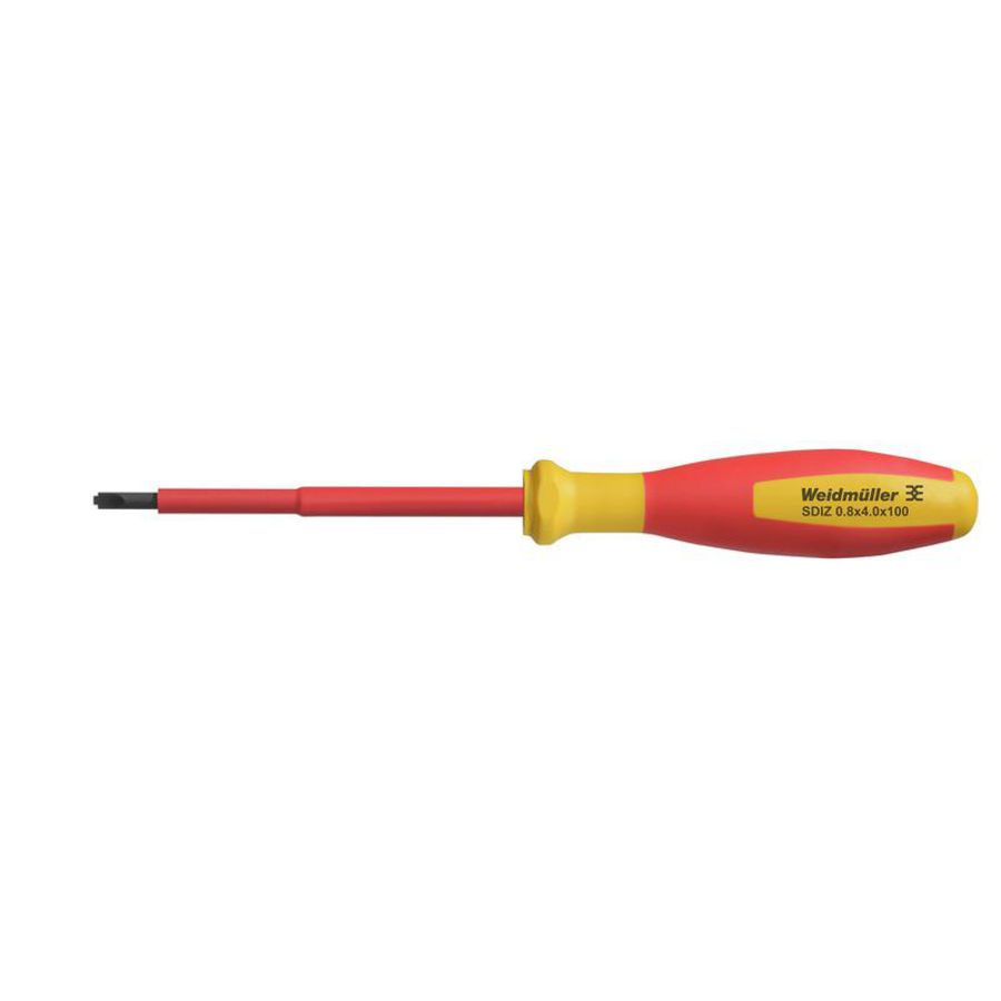 Gesleufde schroevendraaier (A) 0,8mm (B) 4mm 2749990000