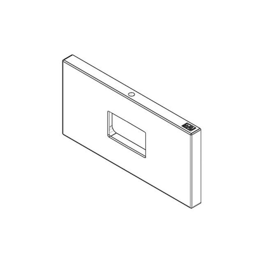 Rozet 120x60x9mm chr 092779008-00