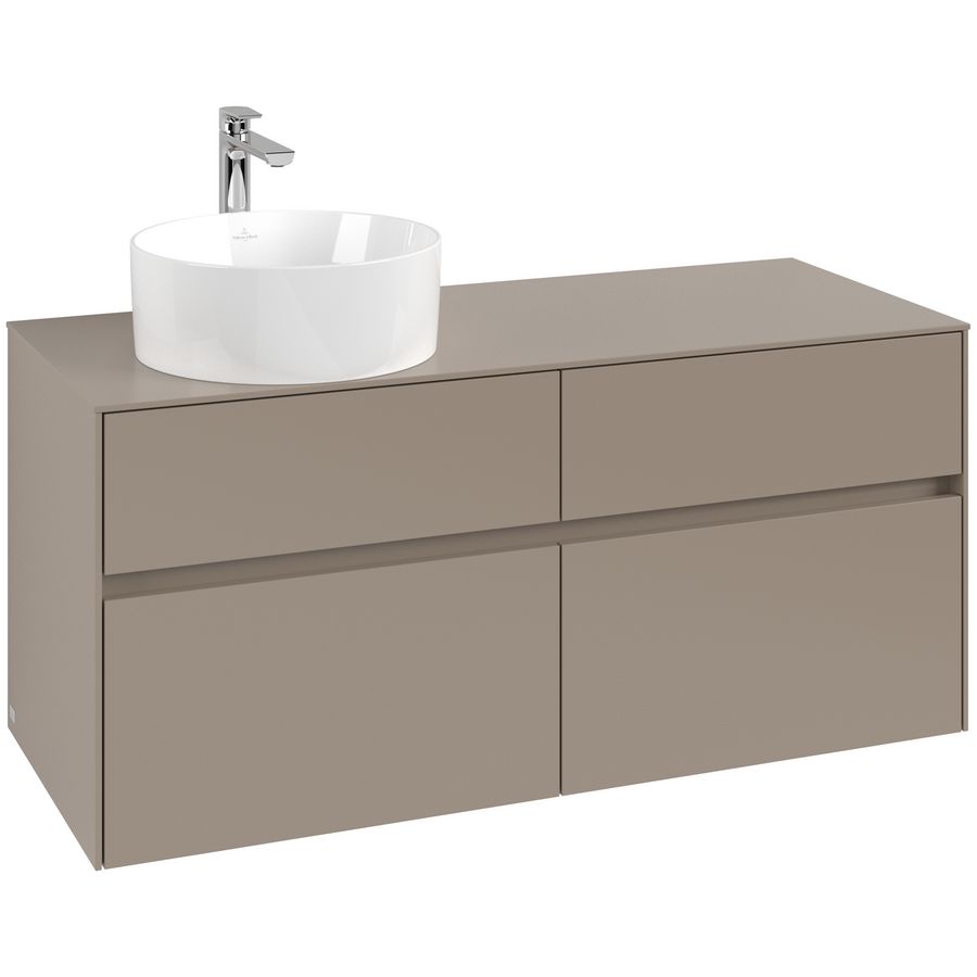 Wastafelonderkast Collaro 1200x548x500mm Taupe C04200VM
