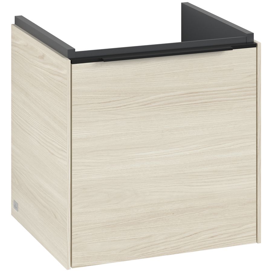 Wastafelonderkastkast SUBWAY 3.0 423x429x377,5mm White Oak C58101AA greep Volcano Black