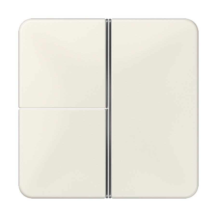 Tastafdekking 3-voudig compleet CD wit KNX