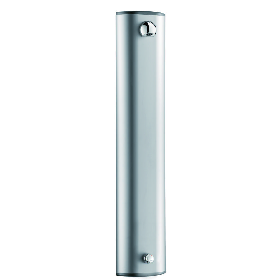 Douchepaneel alu verborgen aansl kraan 30 sec