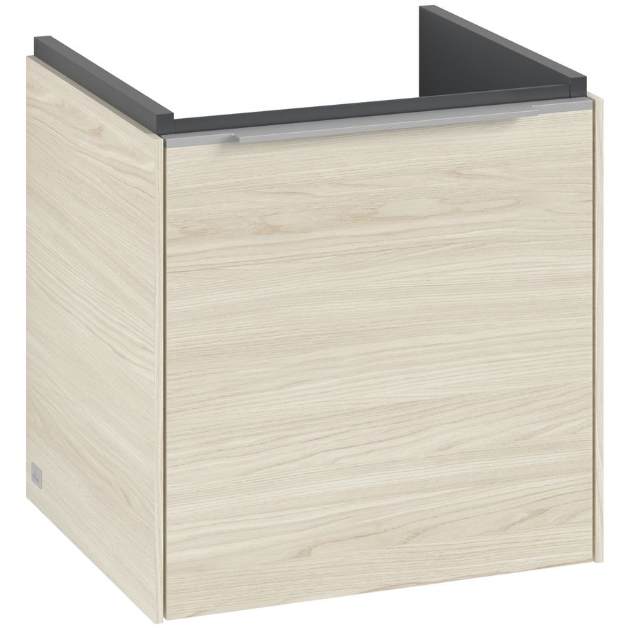 Wastafelonderkastkast SUBWAY 3.0 423x429x377,5mm White Oak C58200AA greep alu. glans