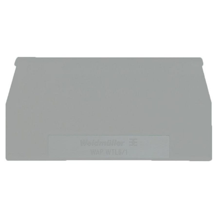 Afsluit- eindplaat Traffic gr (RAL) h:65mm b:1.5 m VVE=20