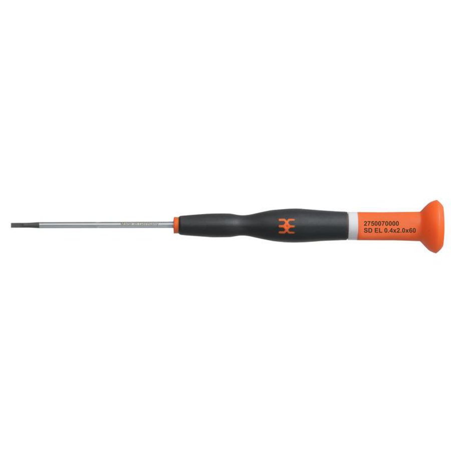 Gesleufde schroevendraaier (A) 0,4mm (B) 2mm 2750070000