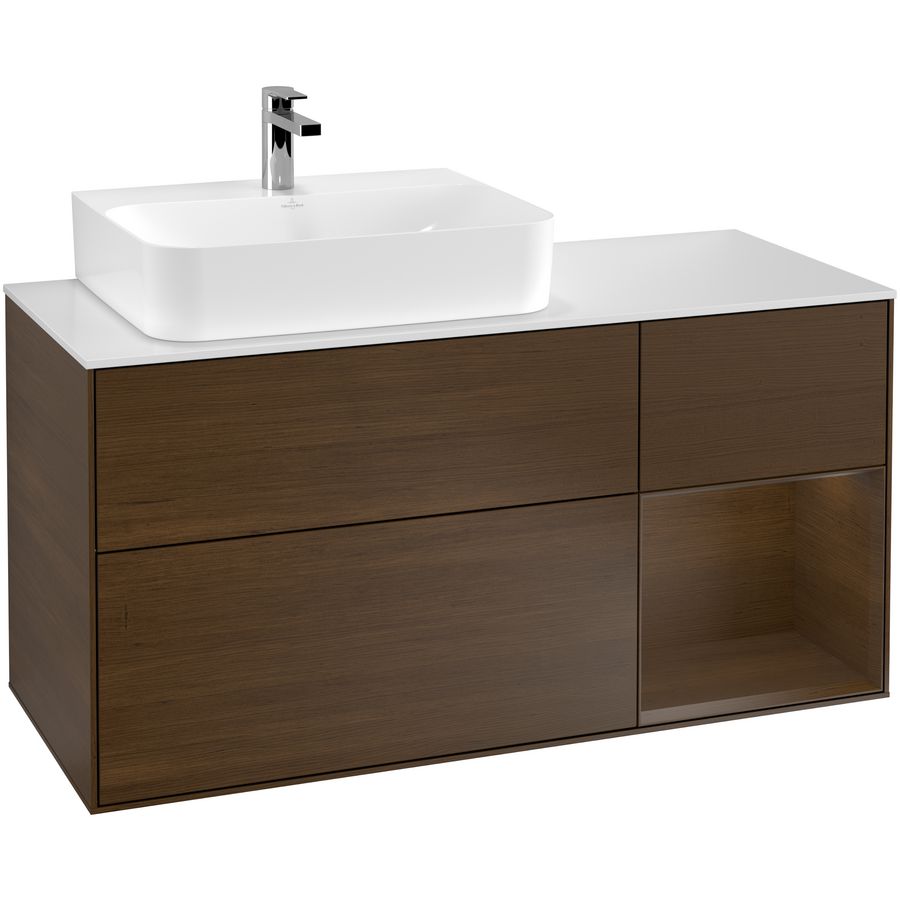 Wastafelonderkast Finion 1200x603x501mm W.Veneer F151GNGN