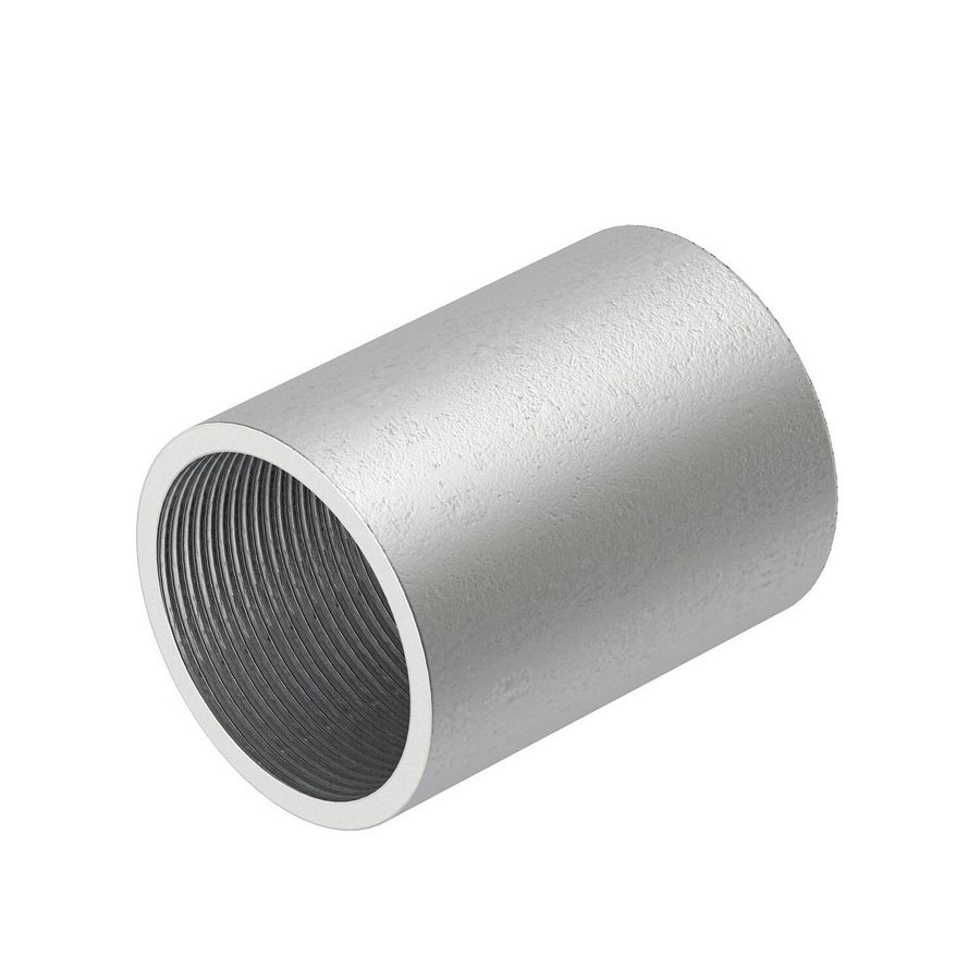 Buismof met schroefdraad M63x1,5 staal zink/vernikkeld VVE=5