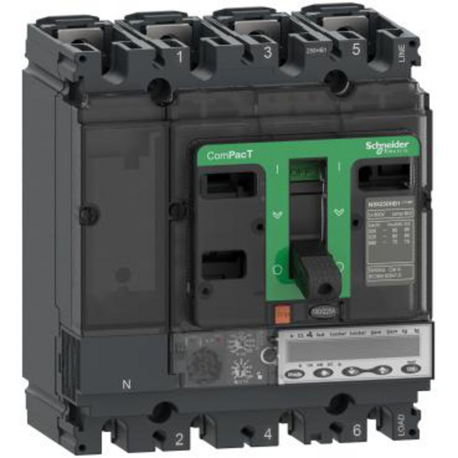 Vermogenschakelaar NSX100HB1 75kA AC 3P 25A 6.2E ComPact