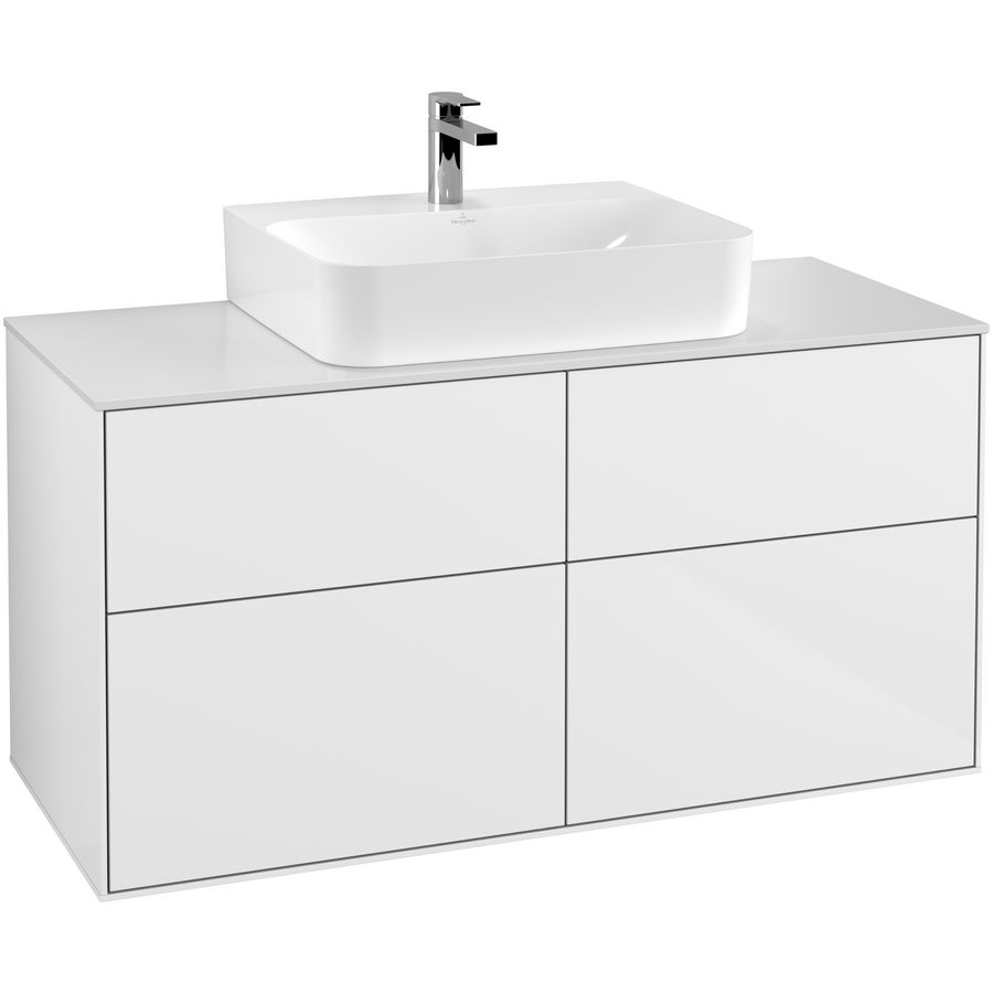 Wastafelonderkast Finion 1200x603x501mm G.White.L F13100GF