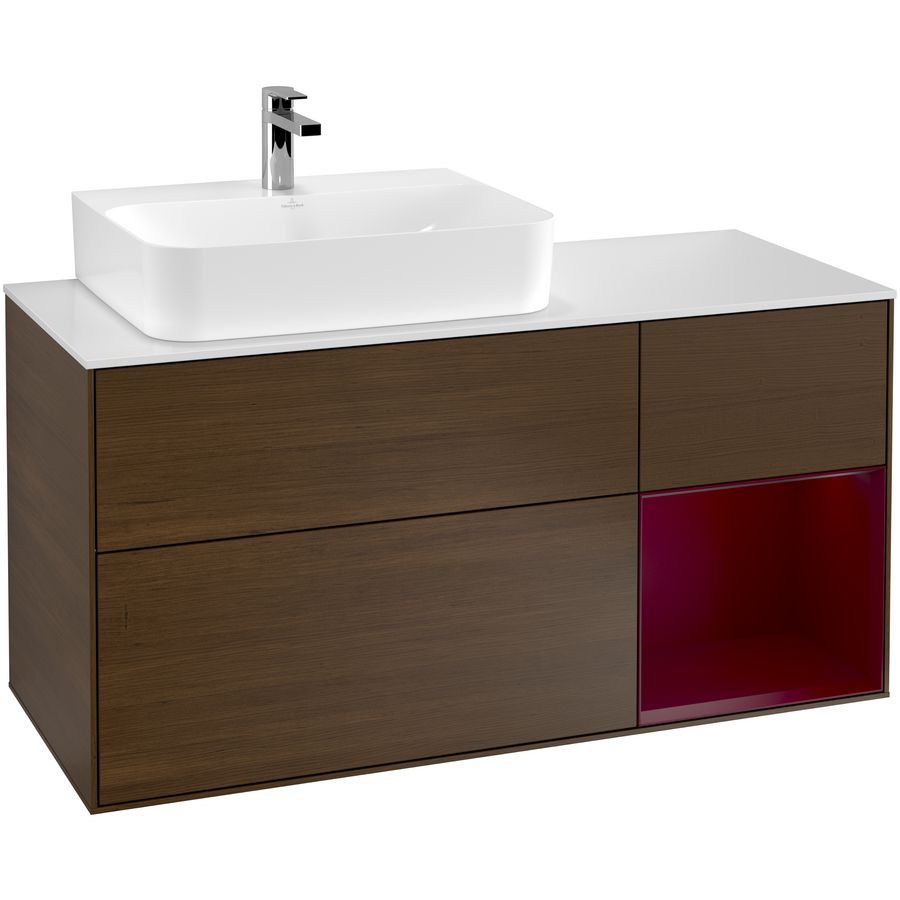 Wastafelonderkast Finion 1200x603x501mm W.Veneer F151HBGN
