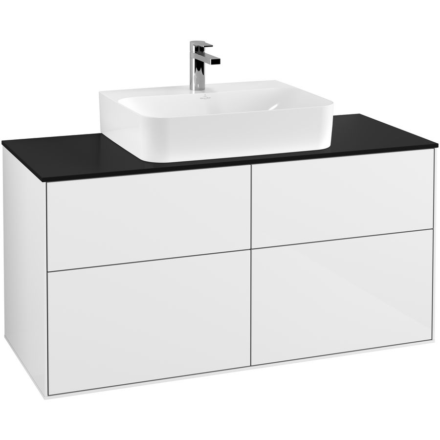 Wastafelonderkast Finion 1200x603x501mm G.White.L F13200GF