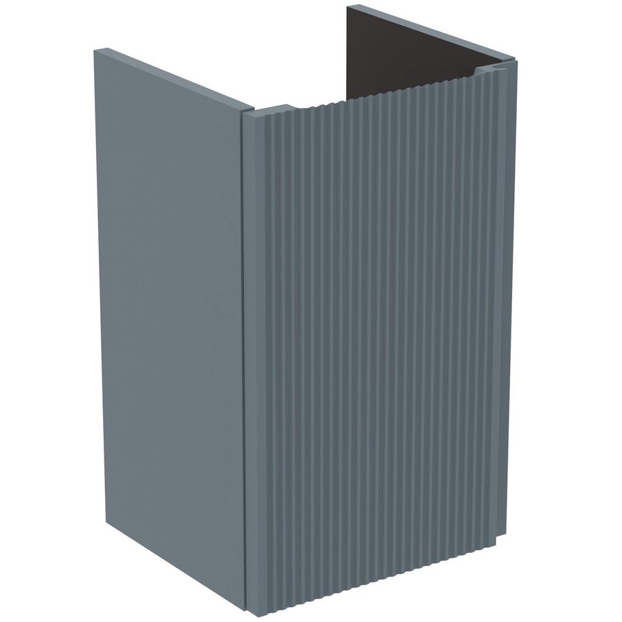 Wastafelmeubel 350x306x550mm matt ashblue 1 deur Finesse E3449UQ