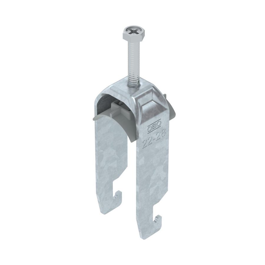 Beugelklem 2056 2-vdg 22-28mm staal verzinkt VVE=50 1186723