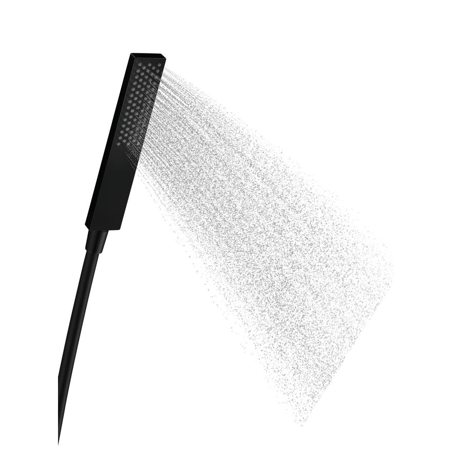 Pulsify E staafhanddouche 100 1 straalsoort EcoSmart mat zwart