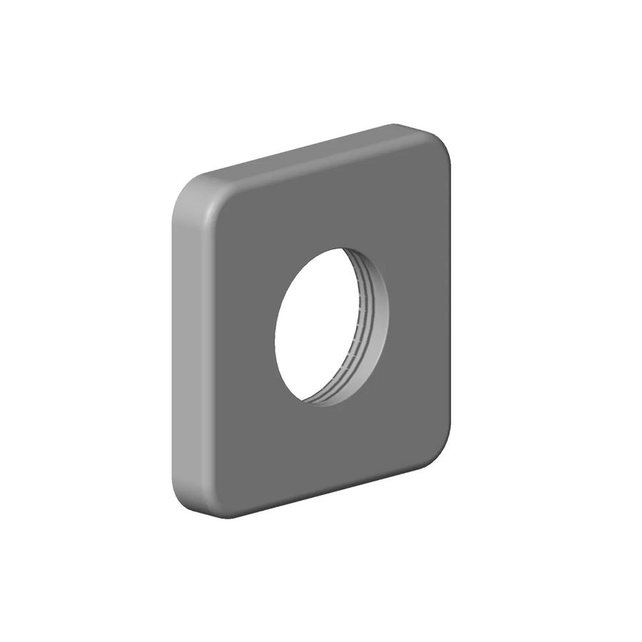Rozet 63x63x10mm chr 092796020-00