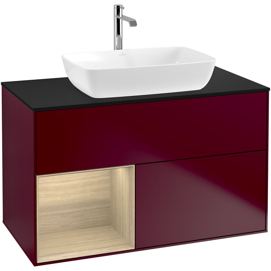 Wastafelonderkast Finion 1000x603x501mm Peony Matt Lacquer F772PCHB