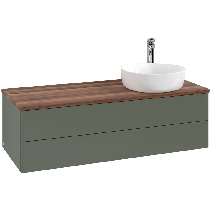 Wastafelonderkast Antao 1200x360x500mm L.Green Matt Lacquer K23052HL
