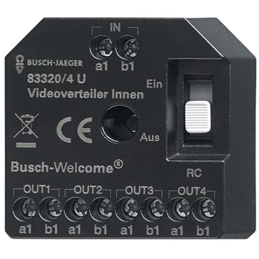 Aktieve videoverdelerWelcome 4 kanaals (83320/4 U)