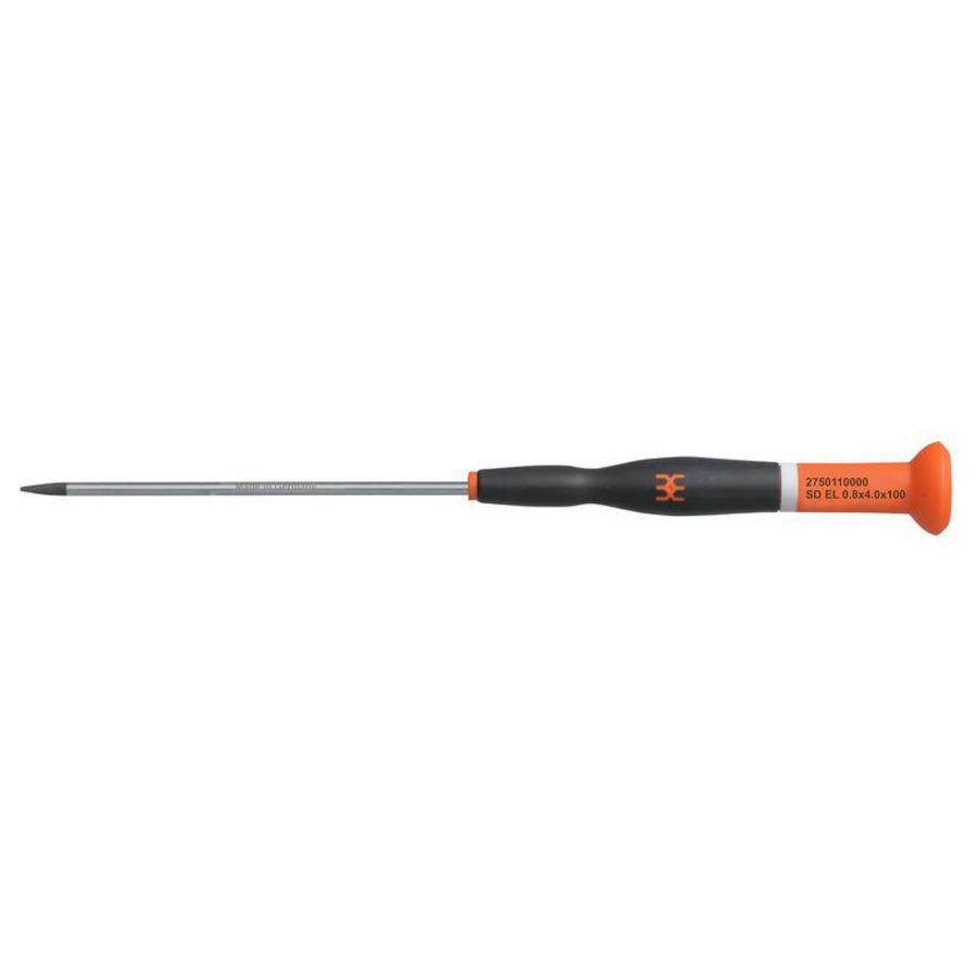 Gesleufde schroevendraaier (A) 0,8mm (B) 4mm 2750110000