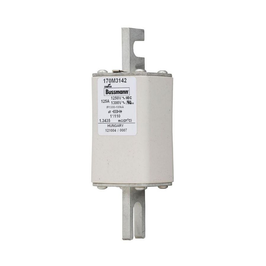 Zekering h. snelheid 125A AC 1250V 100kA compact 1 45 VVE=6