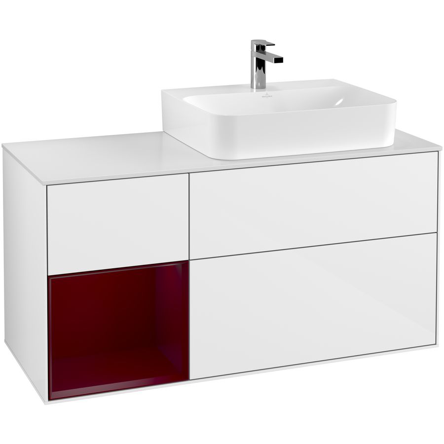 Wastafelonderkast Finion 1200x603x501mm G.White.L F141HBGF