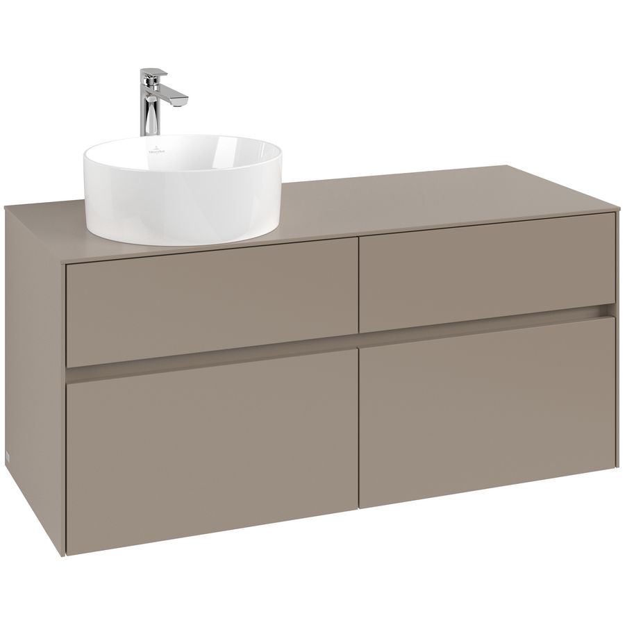 Wastafelonderkast Collaro 1200x548x500mm Taupe C042B0VM