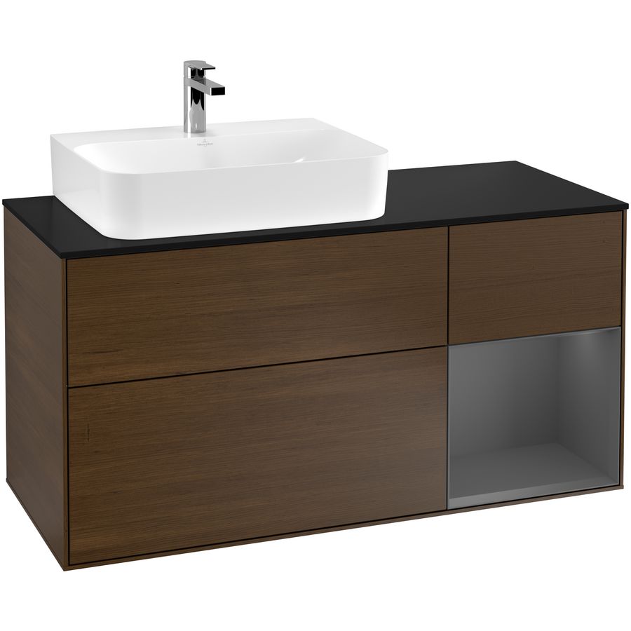 Wastafelonderkast Finion 1200x603x501mm W.Veneer F152GKGN