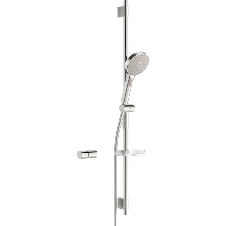 Activejet wand glijstangset chroom
