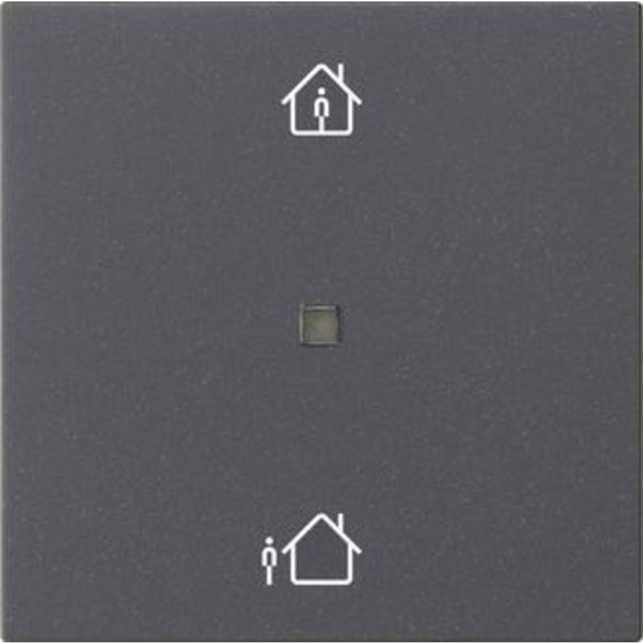 RF Multi bedieningselement-opzetstuk 1-voudig verw.mod. KNX System 55 antracie