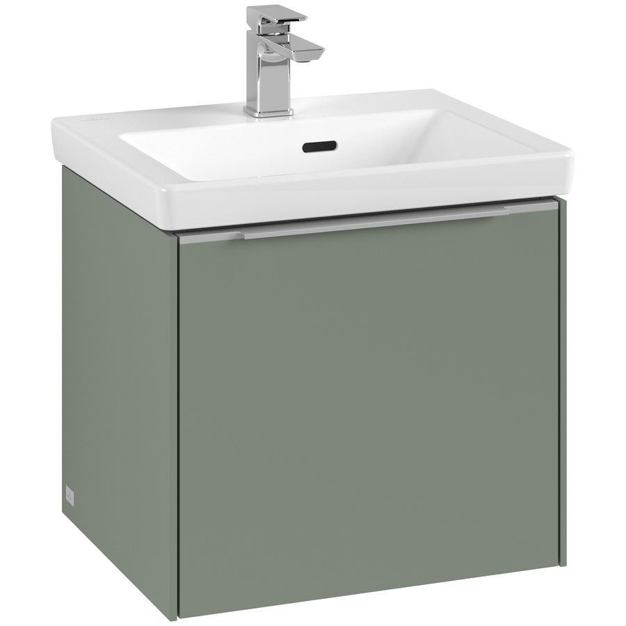 Wastafelonderkastkast SUBWAY 3.0 473x429x407,5mm Soft Green C58000AF greep alu. glans