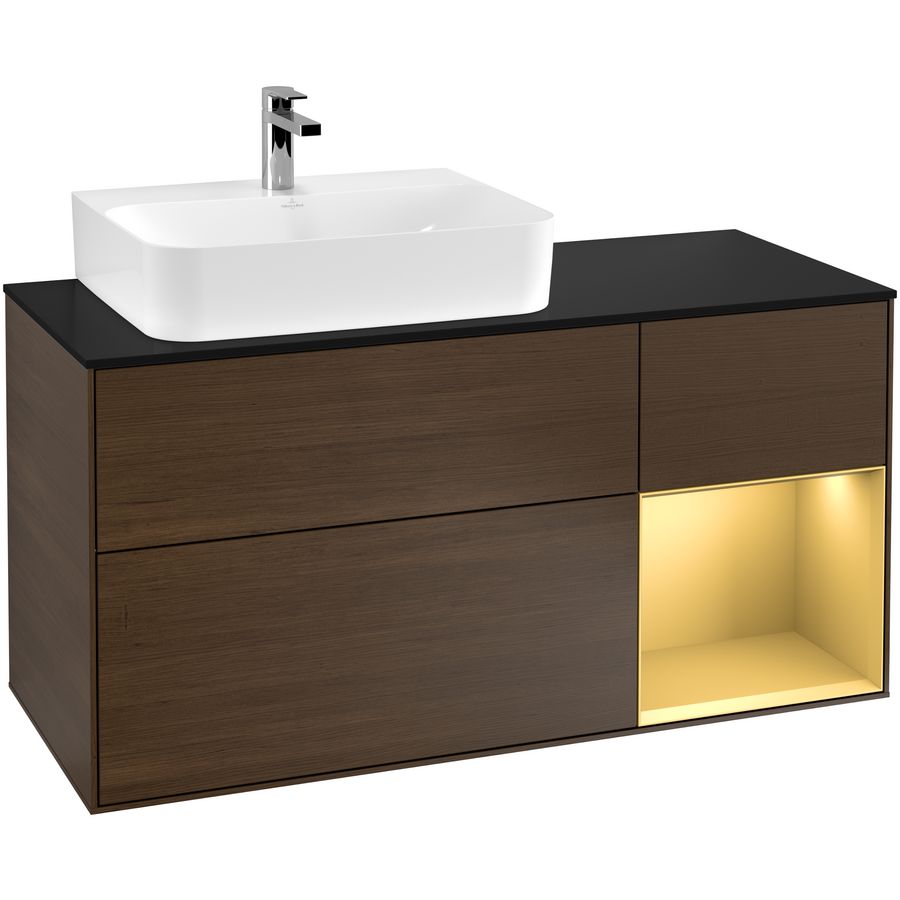 Wastafelonderkast Finion 1200x603x501mm W.Veneer F152HFGN