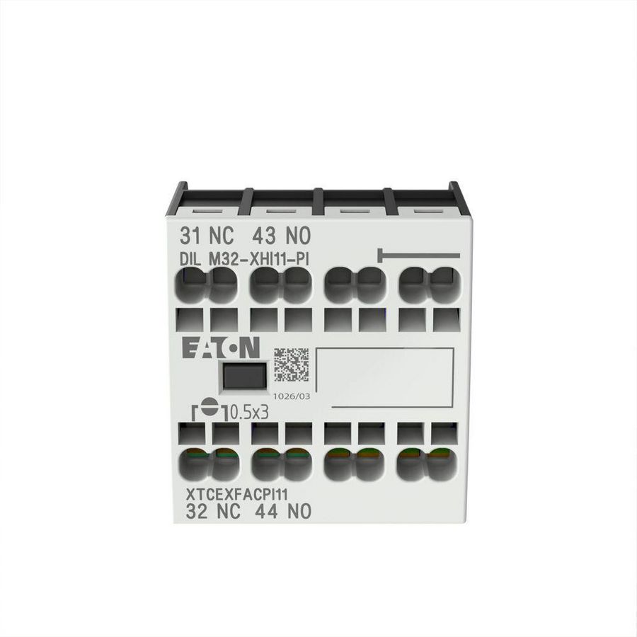 Hulpcontactblok 1m1v frontmont. DILM7-DILM38 VVE=5