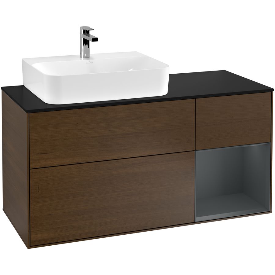 Wastafelonderkast Finion 1200x603x501mm W.Veneer F152HGGN