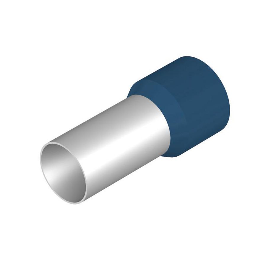 Adereindhuls 120mm² Stripping l: 36mm blauw VVE=25