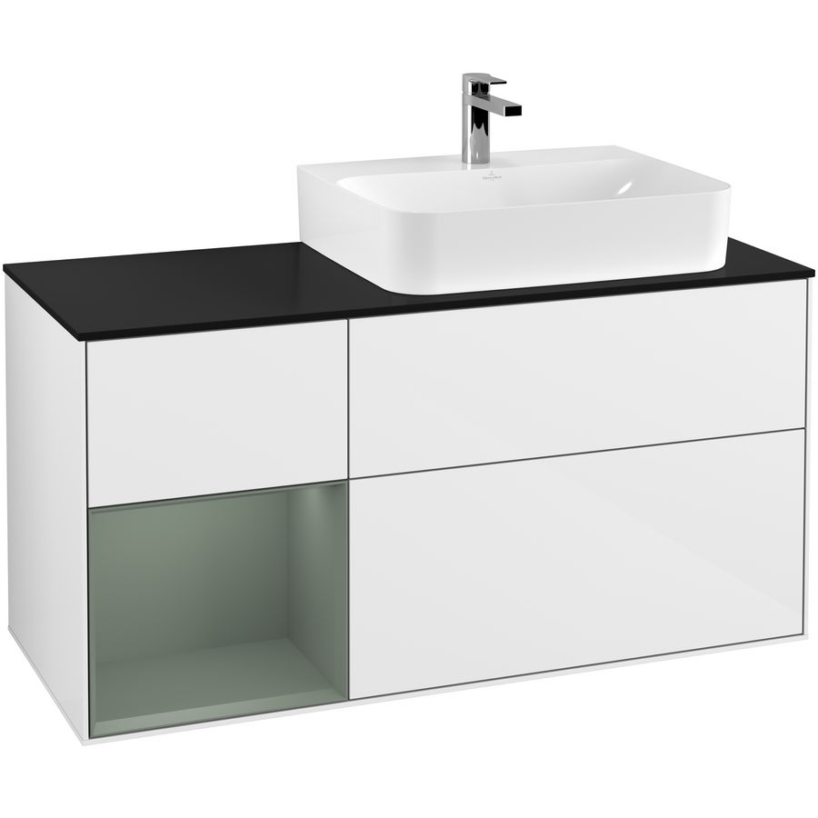 Wastafelonderkast Finion 1200x603x501mm G.White.L F142GMGF