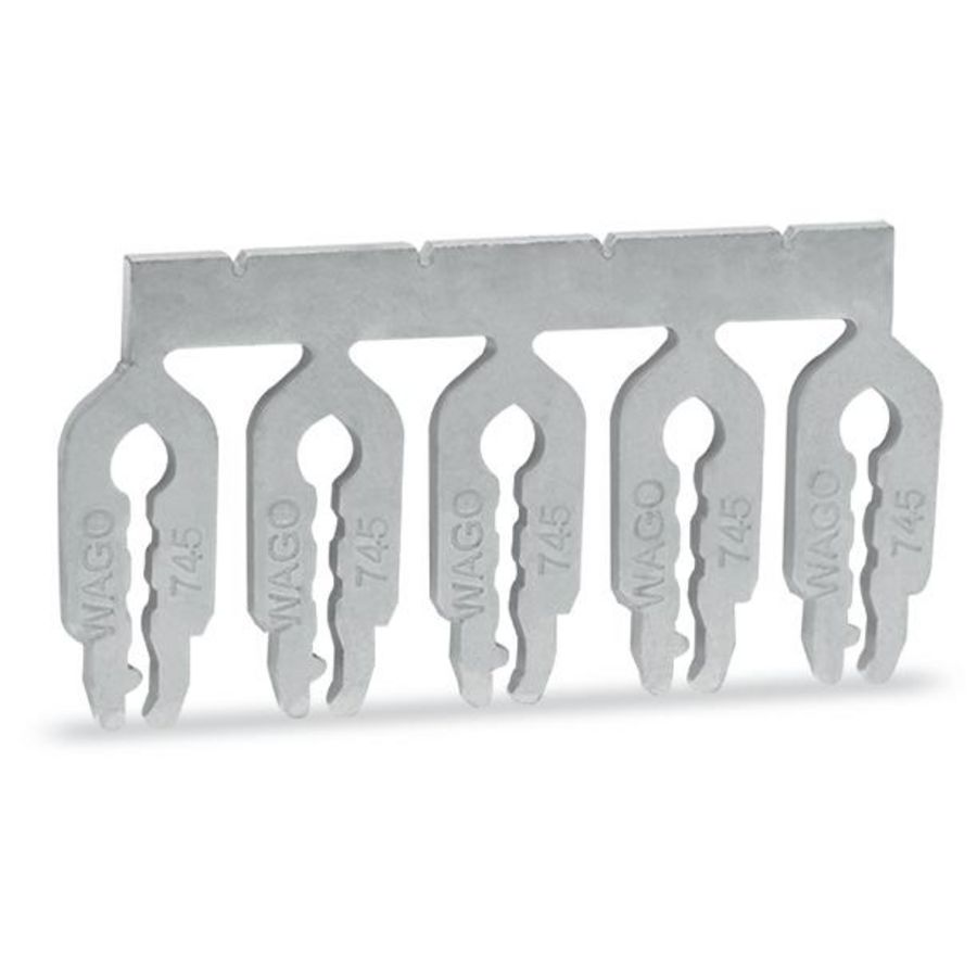 Brug 2-voudig blank zilverkleurig 745-681 VVE=50