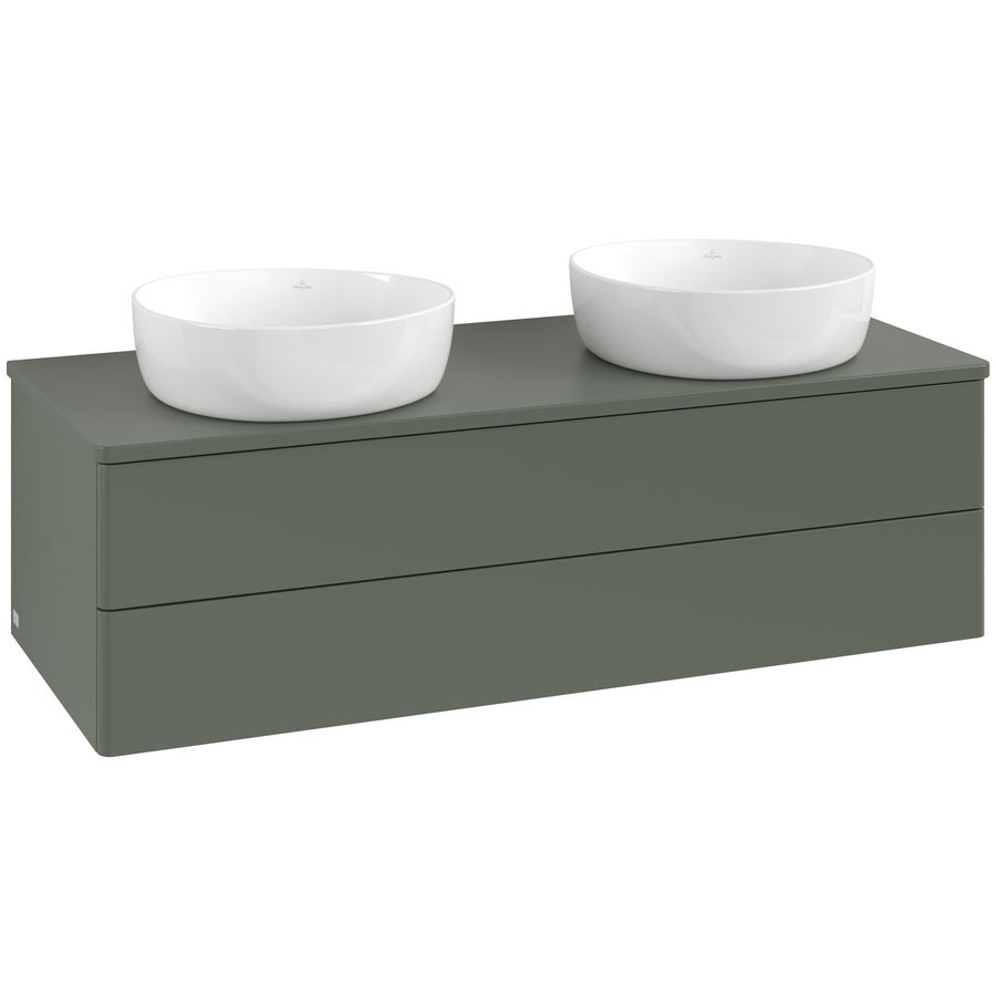 Wastafelonderkast Antao 1200x360x500mm L.Green Matt Lacquer K24010HL
