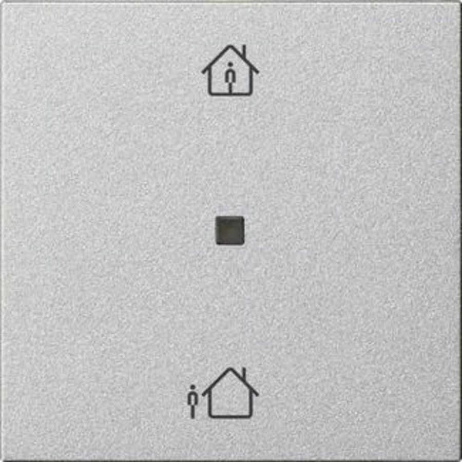 RF Multi bedieningselement-opzetstuk 1-voudig verw.mod. KNX System 55 kl.alum.