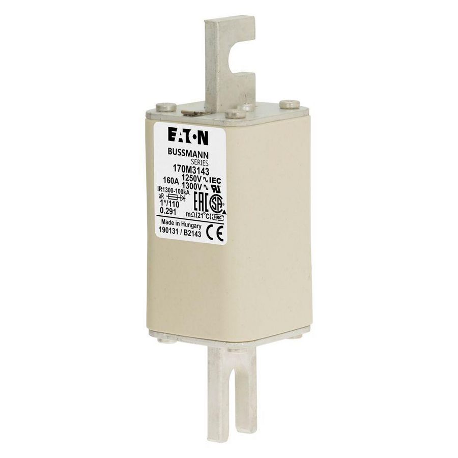 Zekering h. snelheid 160A AC 1250V 100kA compact 1 45 VVE=6