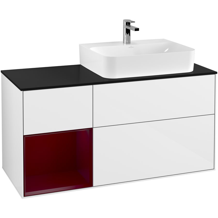 Wastafelonderkast Finion 1200x603x501mm G.White.L F142HBGF