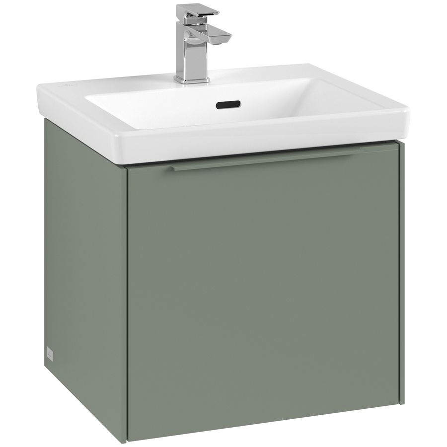 Wastafelonderkastkast SUBWAY 3.0 473x429x407,5mm Soft Green C580L2AF greep monochroom