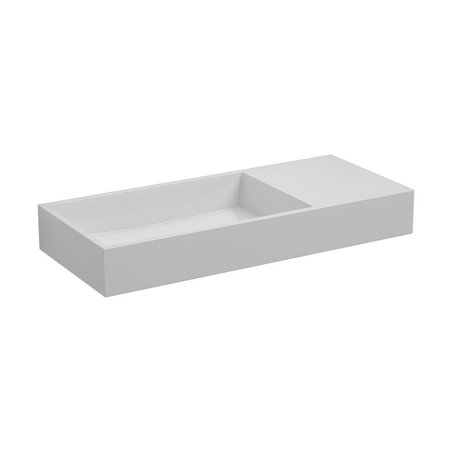 Mini Wash Me Plus fontein 56cm rechts, mineral marmer