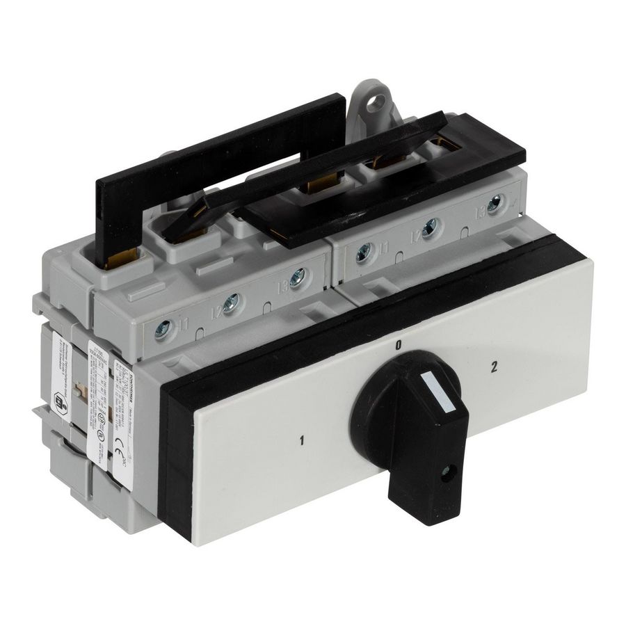 Omkeerschakelaar 100A 3-polig DIN-rail montage