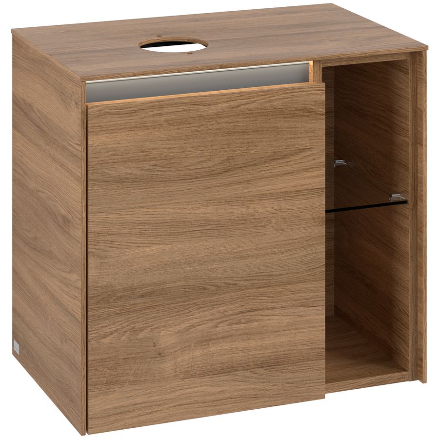 Wastafelonderkast Collaro 600x548x380mm Oak.Kans C152B0RH