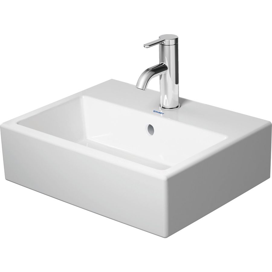 VERO AIR #072445 fontein 450mm wit met kraangat met overloop