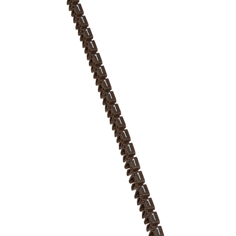 Cijfer 1 bruin Duplix VVE=800