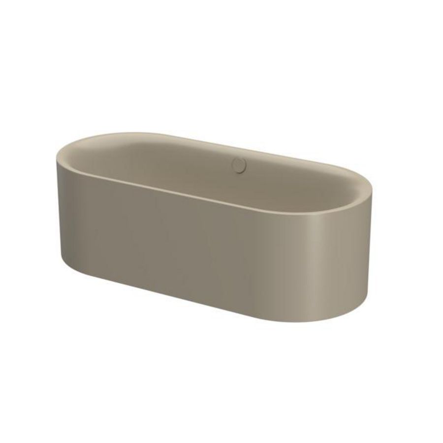 Bad BetteLux Oval Silhouette 1800×800mm Cashmere