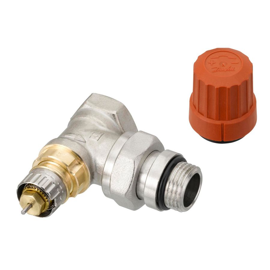 Radiatorafsluiter thermostatisch RA-N 1/2" DN15 haaks O-ring